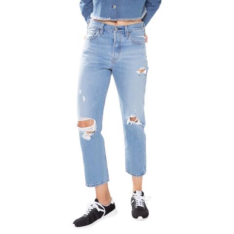 "calça Jeans Levis 501 Crop"