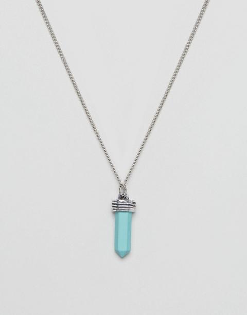 Collar Con Colgante De Amatista Turquesa De Double U Frenk