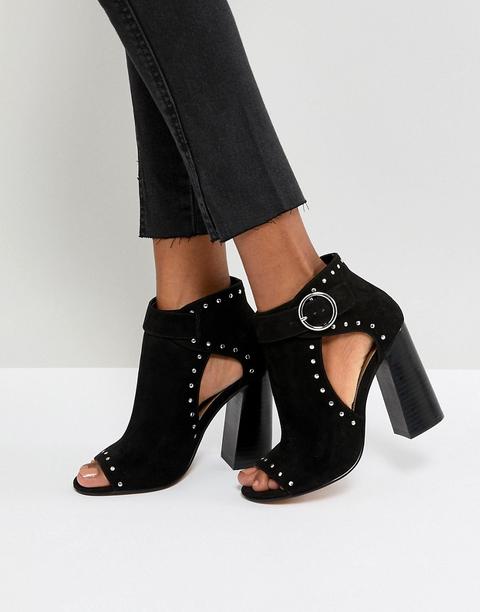 Asos - Tamara - Stivaletti Borchiati Con Tacco Alto - Nero