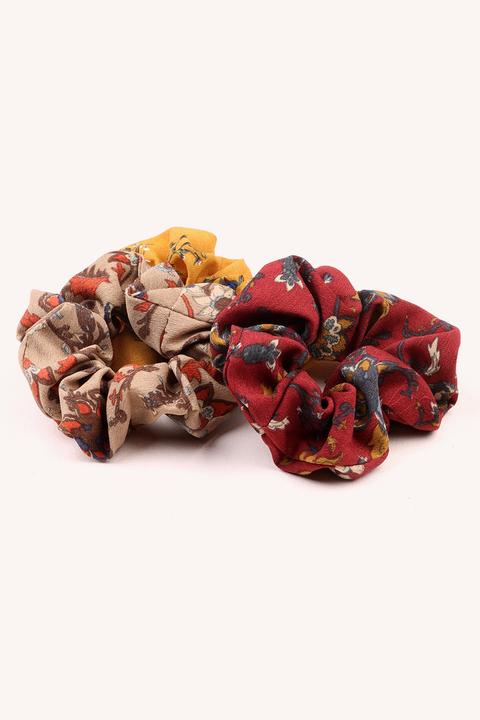 Floral Scrunchie Set