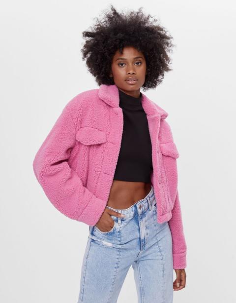 Veste Trucker Mouton Synthétique