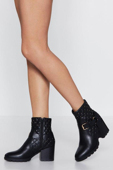 I've Pin Everywhere Quilted Boot
