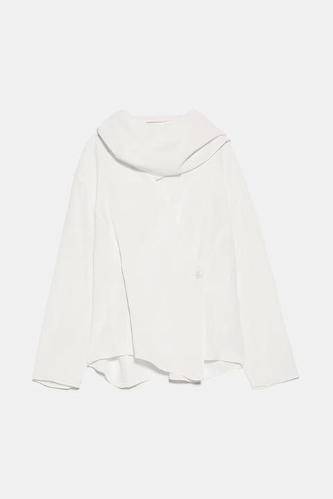 Blusa Cuello Bufanda