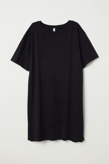 H & M - Abito A T-shirt - Nero