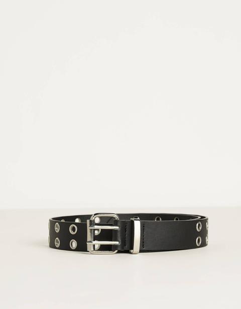 Belt With Metal Eyelets