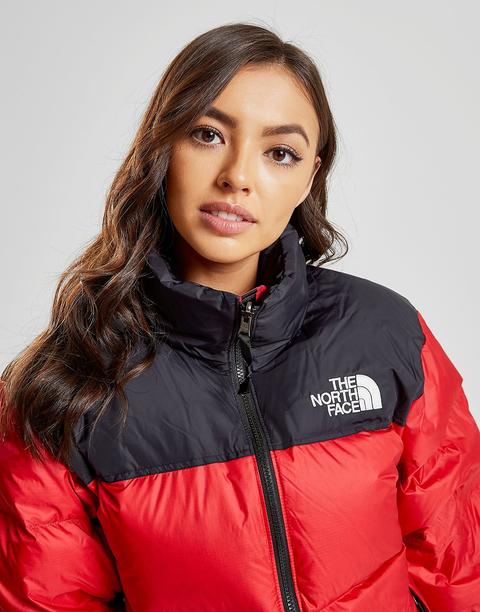 north face women's jacket red