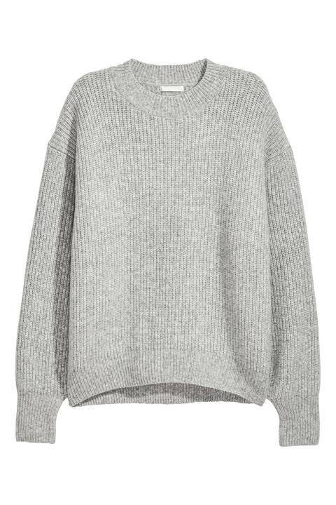 Gerippter Pullover