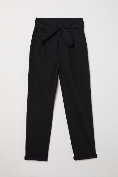 H & M - Pantalon - Noir