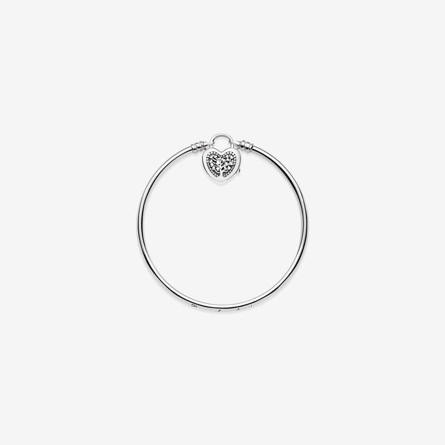 bracciale pandora rigido con cuore bracciale pandora rigido con cuore