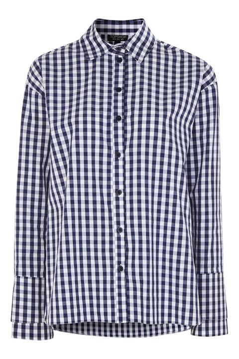 Gingham Double Cuff Shirt