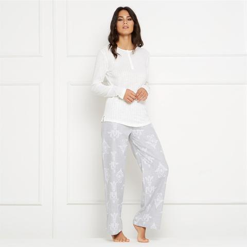 Pigiama Donna In Costa Fantasia Damascata - Nature Lovers