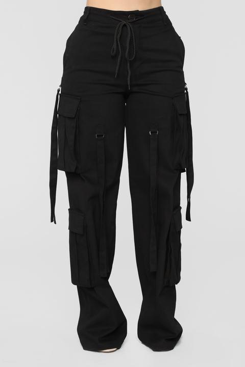 90s cargo pants with tassels