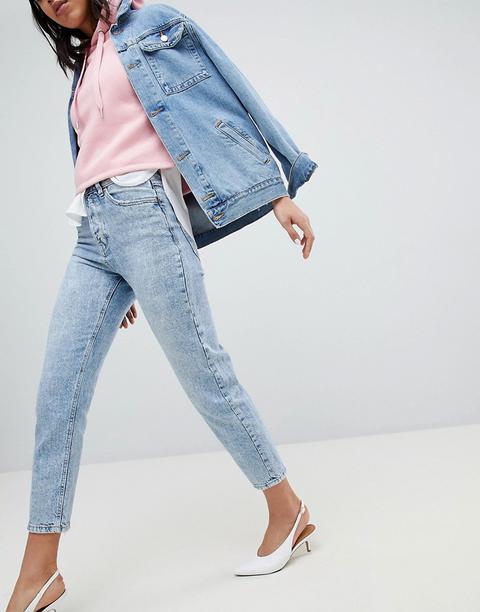 Stradivarius Mom Jeans - Blue