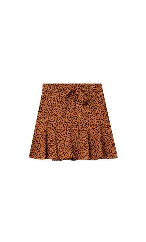 Skort Fluida Estampada