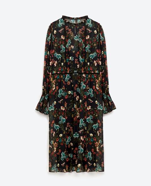 Vestido Midi Estampado