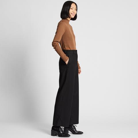 uniqlo wide straight pants