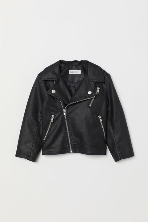 H & M - Giubbotto Biker - Nero