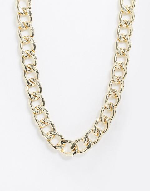 Pieces Chunky Chain Necklace In Gold