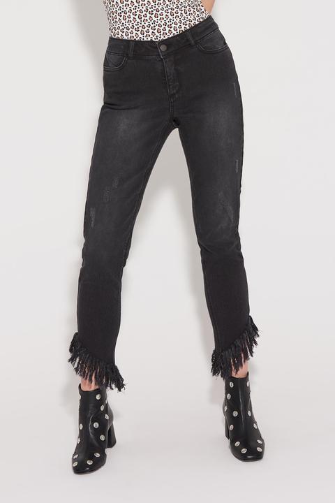 Jeggings Skinny Sfrangiato Al Fondo