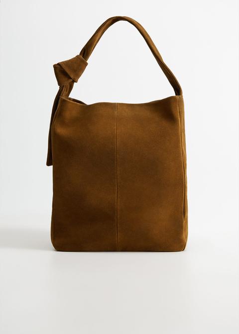 Bolso Hobo Ante de Mango en 21 Buttons