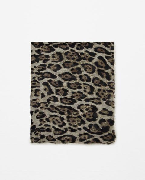 Pañuelo Estampado Leopardo