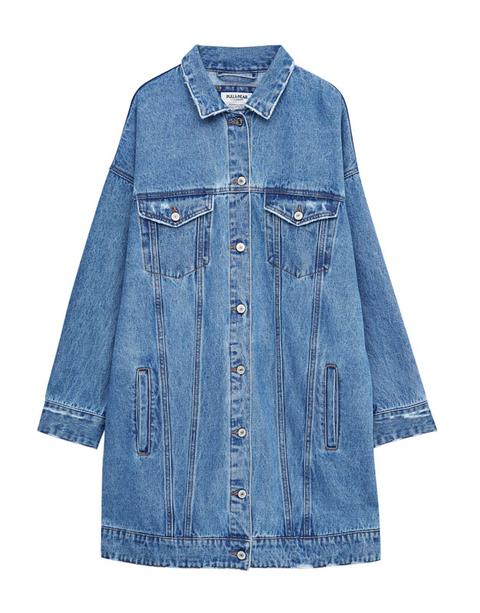 Cazadora Denim Oversized Rotos