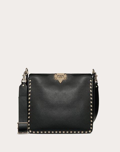 Borsa Piccola Hobo Rockstud In Vitello Granato