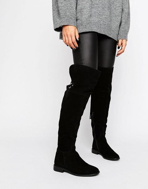 Botas De Ante Por Encima De La Rodilla Kao De Asos