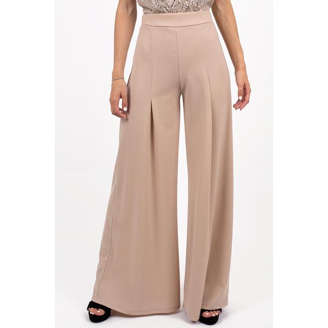Pantalón Maxi Palazzo Beige from In Love With on 21 Buttons