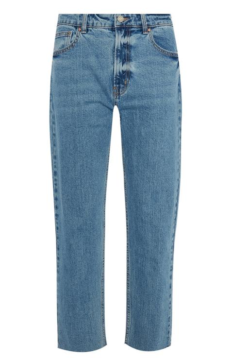 Light Blue Straight Leg Jean