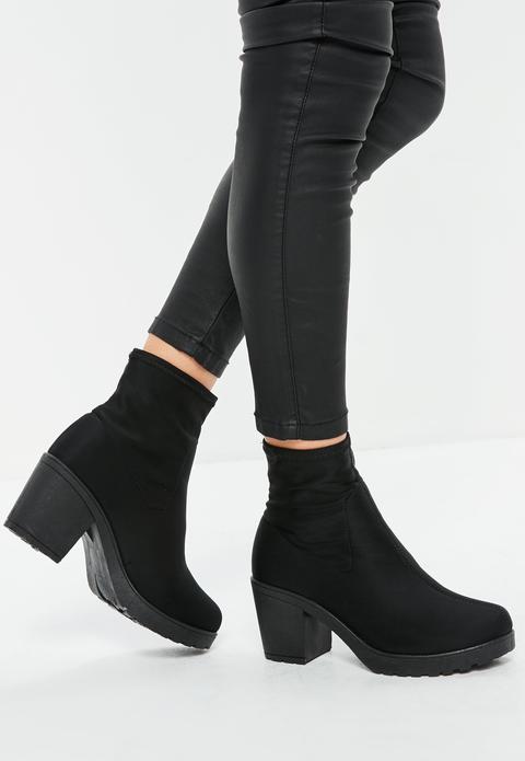 missguided black sock boots