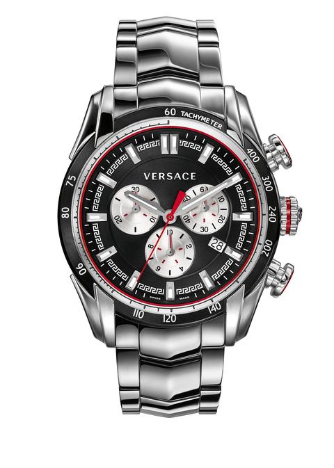 Orologio V-ray Nero E Acciaio