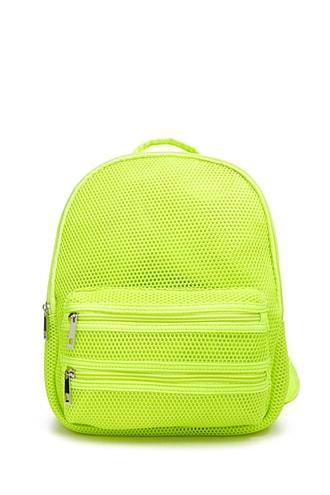 green mesh backpack