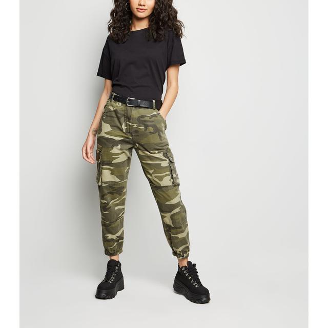 khaki utility trousers