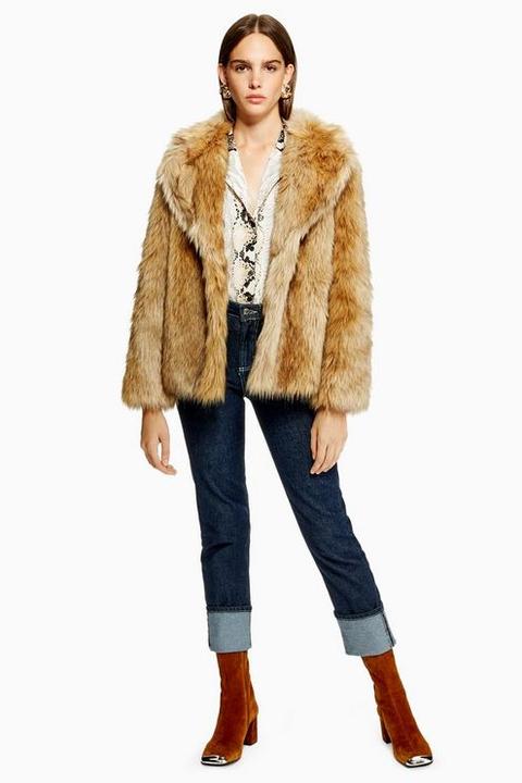 Tall Vintage Faux Fur Coat from Topshop on 21 Buttons