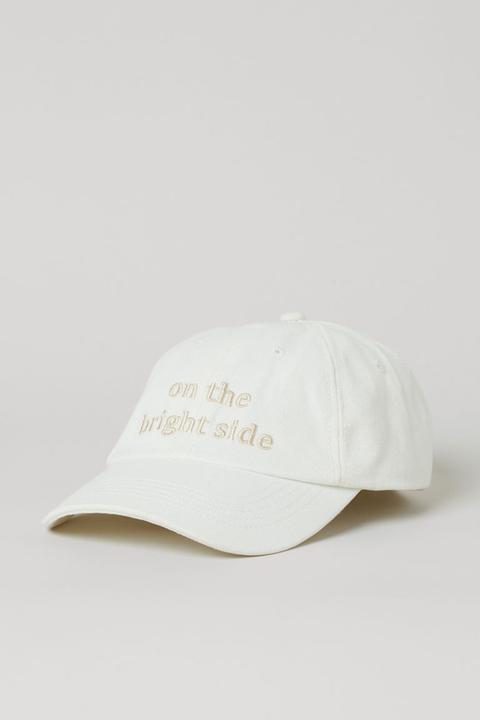 Gorra De Lona - Blanco