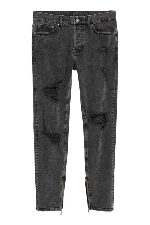 H & M - Relaxed Skinny Jeans - Nero