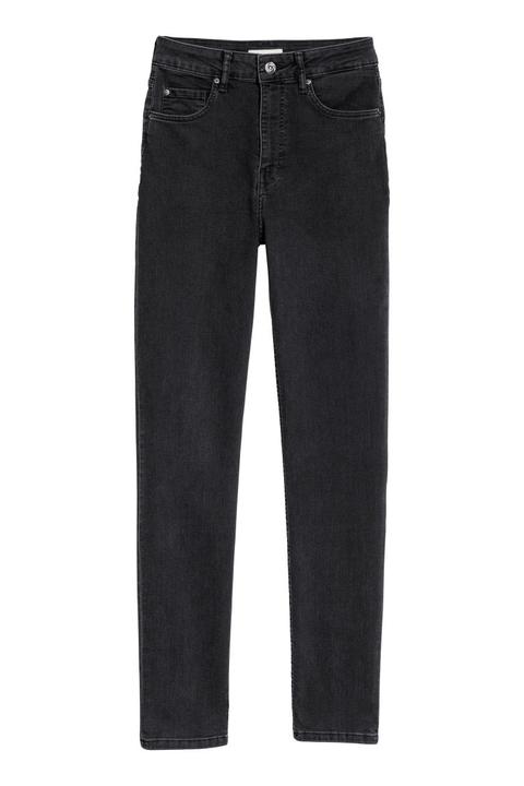 Skinny High Jeans - Gris