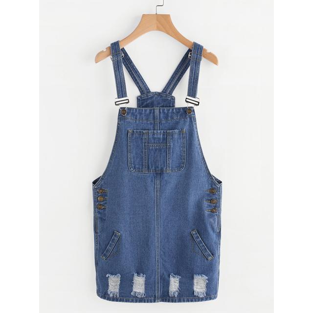 Vestito Salopette Di Jeans from SheIn on 21 Buttons