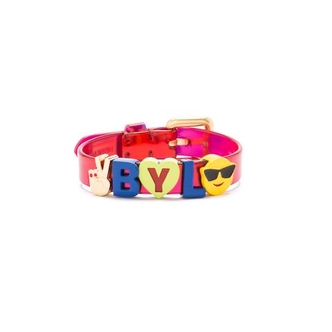 Pulsera Logo Fucsia