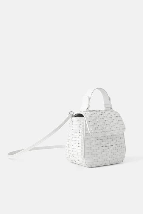 Woven Mini City Bag