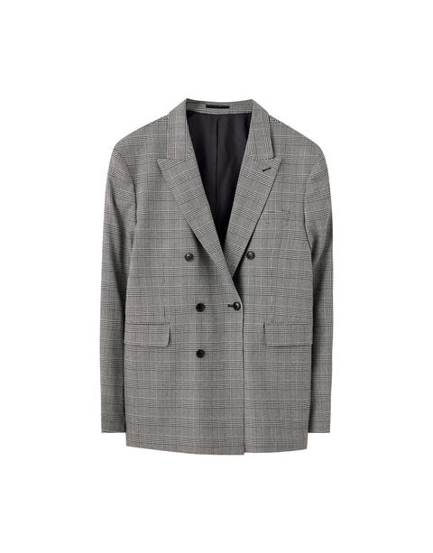 Blazer Traje Cruzada Cuadros