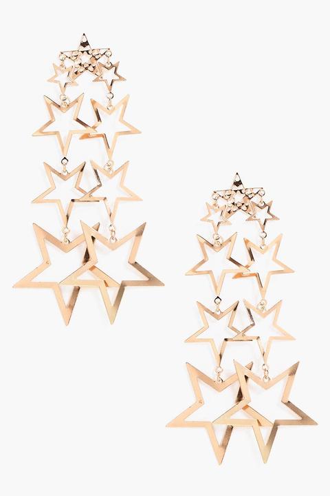 Amy Statement Star Tiered Earrings