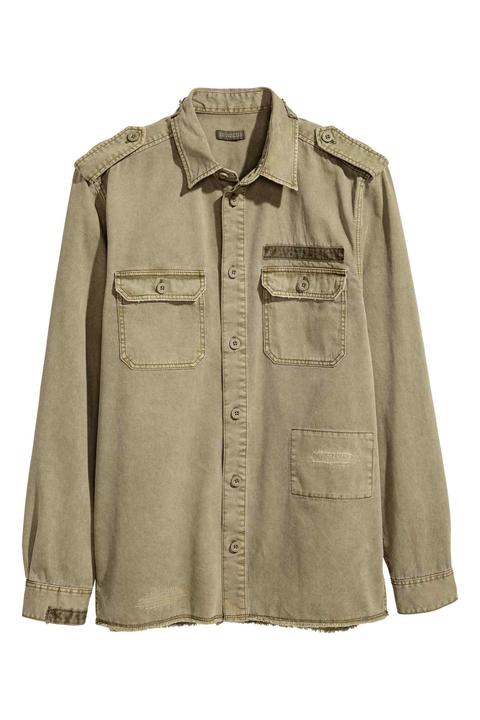 Camicia Casual In Twill