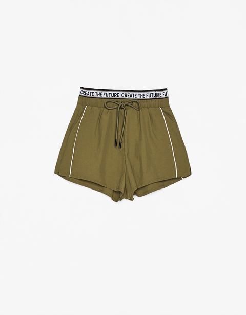 Shorts In Nylon Con Elastico