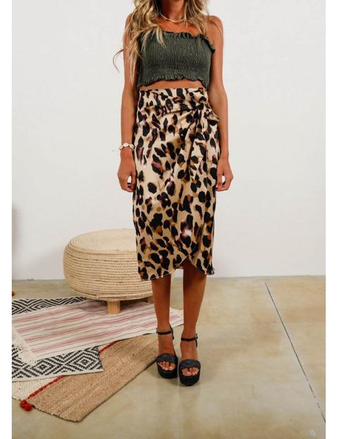 Falda Midi Pareo Animal Print from The Desire Shop on 21 Buttons Falda Midi Pareo Animal Print from The Desire Shop on 21 Buttons