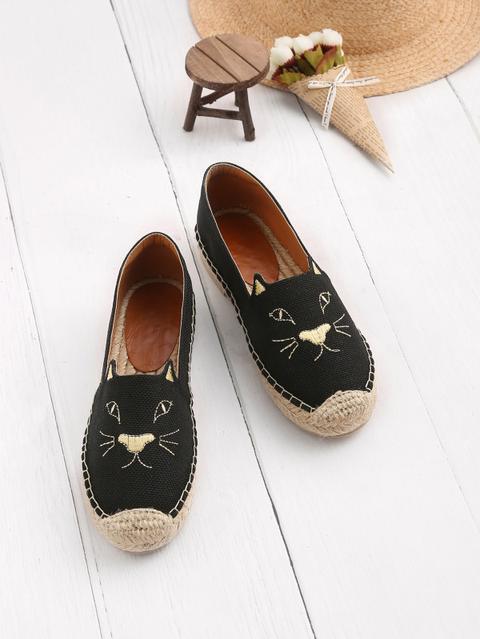 Espadrille Con Ricamo