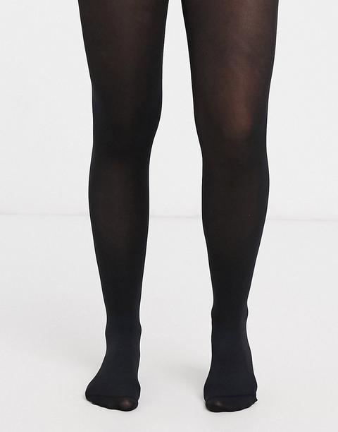 Medias Negras De 80 Deniers En Tejido Reciclado De Asos Design-negro