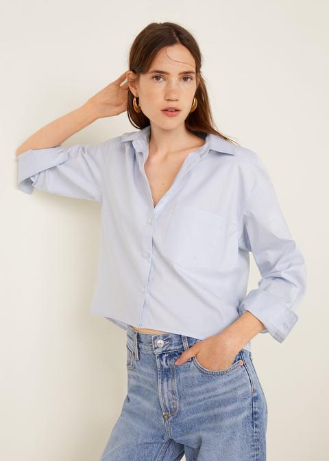Camisa Algodón Crop
