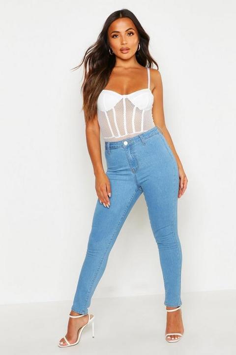 Petite High Rise Skinny Jean